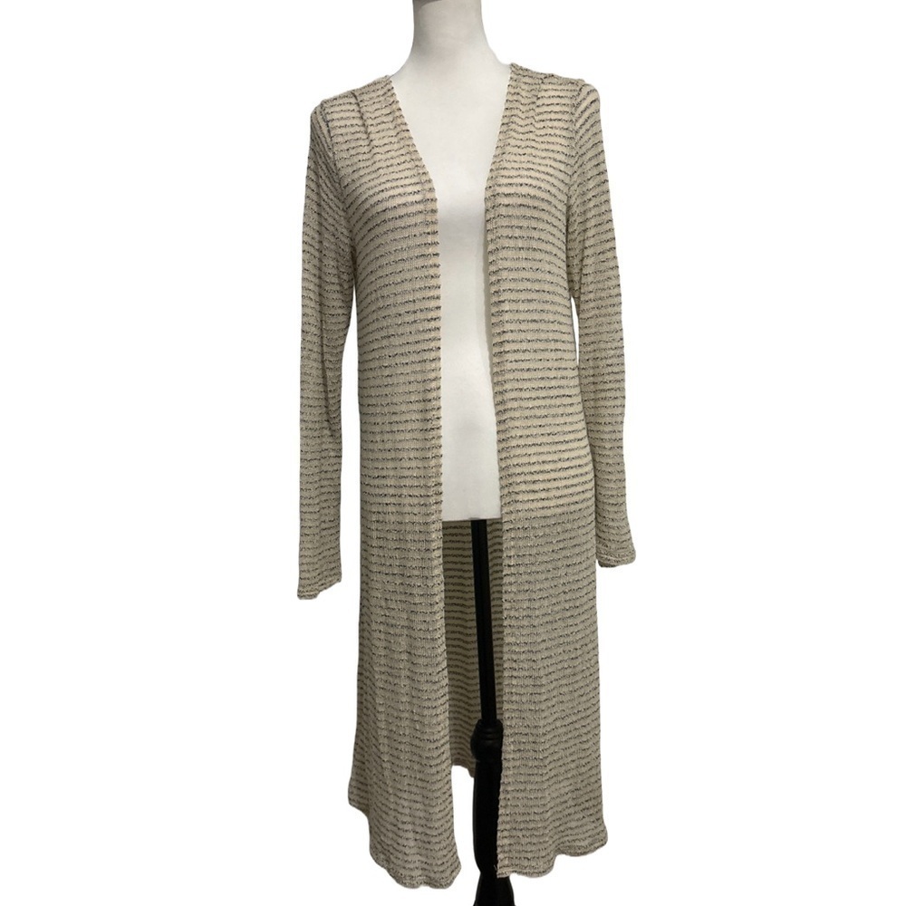Daytrip Striped Long Sleeve Duster Women’s Medium